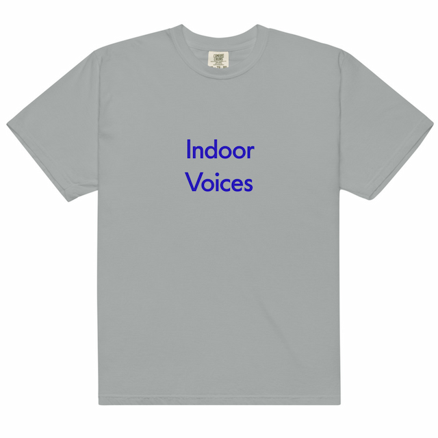 S Indoor Voices Tee